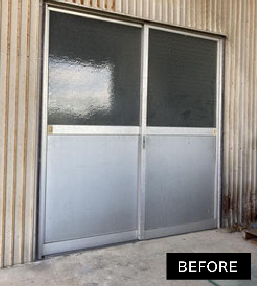 電動シャッターbefore