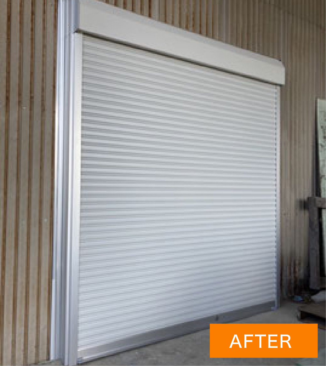 電動シャッターafter